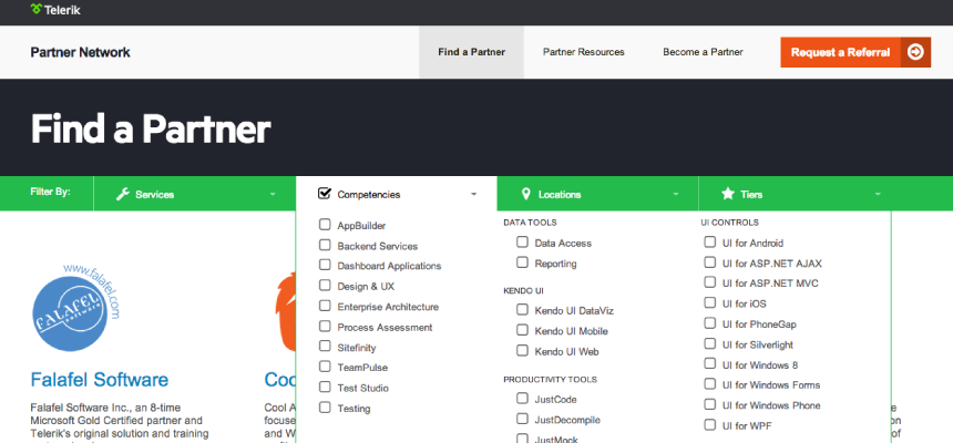 Telerik Partner Network Showcase